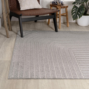 Odense Minimalist Angle Geometric Area Rug
